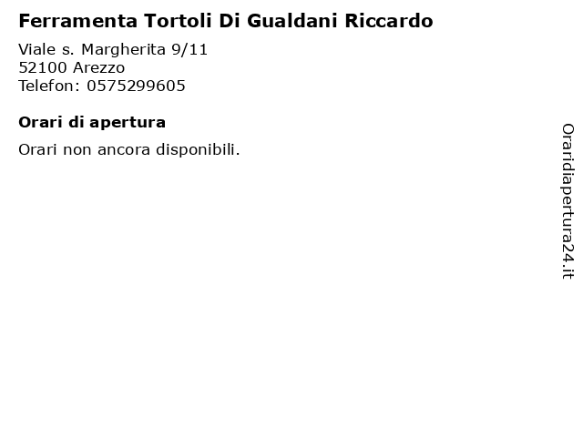 Orari di apertura Ferramenta Tortoli Di Gualdani Riccardo